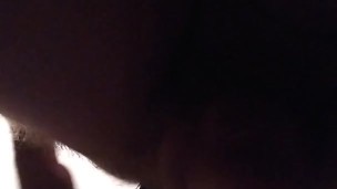 Anal with 12in dildo