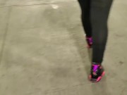 Candid Big Booty Wife in See Through Leggings 11/16