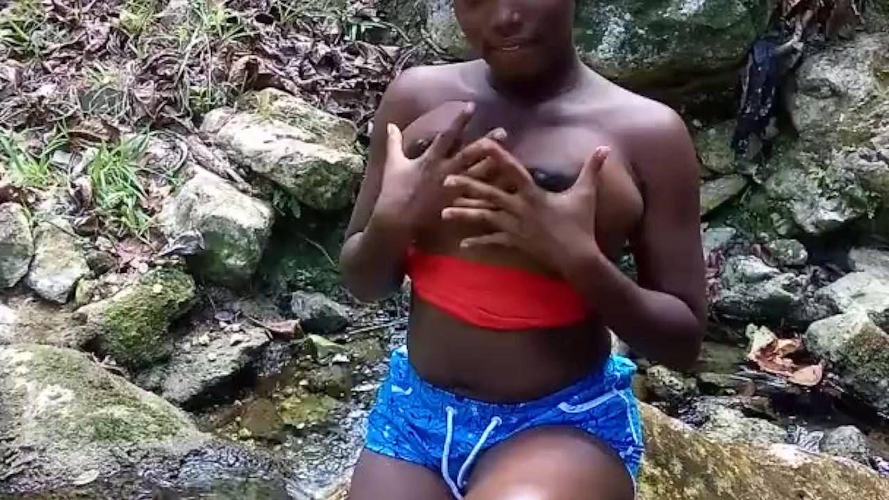 Brunette Teen Boobs Flashing by The River Quarantine in the Forest - RedTube