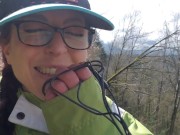 Releasing My Full Bladder Onto The Path 16/16