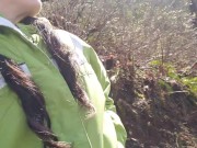 Releasing My Full Bladder Onto The Path 2/16