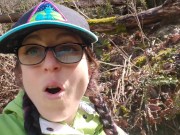 Releasing My Full Bladder Onto The Path 7/16