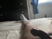 Working from home can be HARD with morning wood keeping me in the bed.