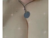 Amateur BBW milf showing my big titties while I smoke and play on snap