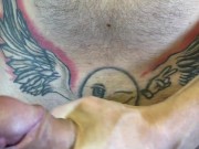 сочный минет с окончанием на лицо от первого лица 15/16