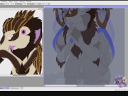 Gojira Begging - Speedpaint (Commission)