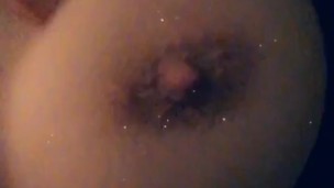 Bouncing my big tit 