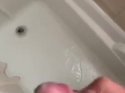 Taking a shower with final surprise