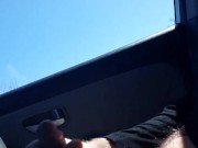 Can't wait! quickie in parking lot (loud moaning orgasm) 11/16