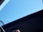 Can't wait! quickie in parking lot (loud moaning orgasm) 14/16