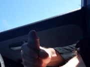 Can't wait! quickie in parking lot (loud moaning orgasm) 9/16