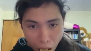 Shemale Banana Blowjob 