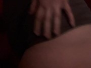 Horny milf touching boobs pussy and ass