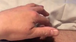 Big hard hairy cock masturbating with Vicks vaprorub