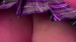 Sissy little femboy fingers and gapes himself for daddy