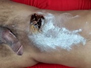 DL Black Thick Dick African Strong Butt Waxing Sugaring 13/16