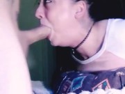 Tied up to take it slobbering belly facefuck for MESSY THROAT PIE (teaser3)