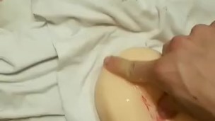 Me fucking my rubber pussy high on meth 