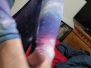 Colorful toe sock job Cumshot 7/16