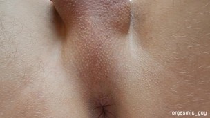 Watch my beautiful butthole while I masturbate my penis to pulsating orgasm
