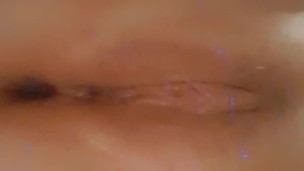 2 Finger Pussy Punch , glass cock in hand!