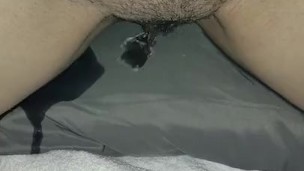Pissing on a cushion, almost pissed too much!