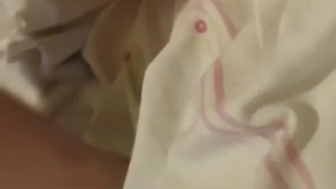 Miss sexbum playing with her 8" dildo