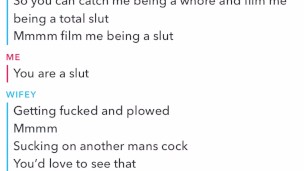 Wife Sexts Husband Cuckold Cheating Hotwife