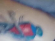 showing them tats....lil tease