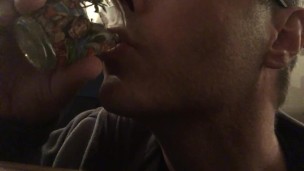 Drinking my pee!