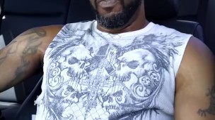Smoking Sounding masturbation in my car