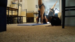Quarrentined Goddess Avalon Jane Does Yoga and Ignores you Pathetic Losers
