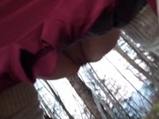 Cute Lil' Bunny Takes A Piss With Nipple Clamps On 4/16