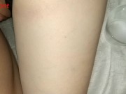 She collects his cum in glass and insert all through medicine syringe