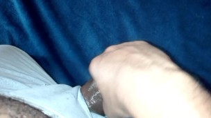 Straight guy massage his dick during Self quarantine covid 19