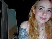 Cam show recording: spit play, ass fingering, fuck machine 4/16