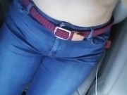 Flashing my breast while i wait in the car