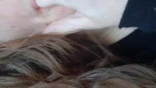 Naughty girl tastes her cummy pussy cream