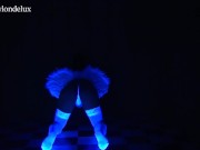 ANGEL IN WHITE STOCKİNG HANDS FREE CUM