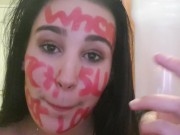 pissing  gagging  slapping  dirty talk 2/16