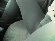 DONT TRY THIS! Having an orgasm while bf drives. Dripping yoga pants 5/16