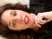 Hot MILF dirty talks about her fantasies