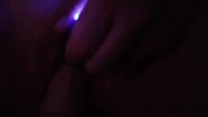 Transboy fucks his pussy and plays with his mircodick til he cums