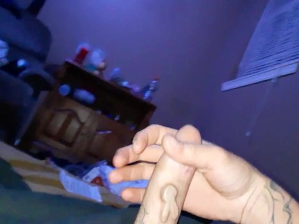 Teen cums again 
