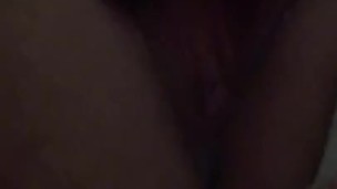 Young pussy spread apart and gently rubbed 