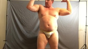Flexing my muscle 