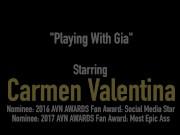 Bushy Babes Carmen Valentina & Gia Tongue Fuck & Cream Cunts 1/16