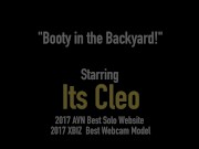 Cute Cam Girl Its Cleo Rides Cool Cycle & A Vibrating Dildo! 1/16