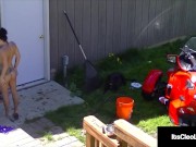 Cute Cam Girl Its Cleo Rides Cool Cycle & A Vibrating Dildo! 4/16