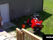 Cute Cam Girl Its Cleo Rides Cool Cycle & A Vibrating Dildo! 6/16